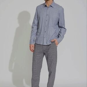 Civil Society Hagar Grid Check Casual‎ Button Up Shirt Size XL New